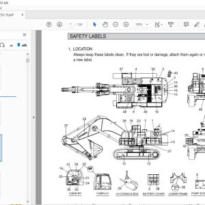 Hyundai R1250-9 Crawler Excavator Operator's Manual 2023 - PDF DOWNLOAD