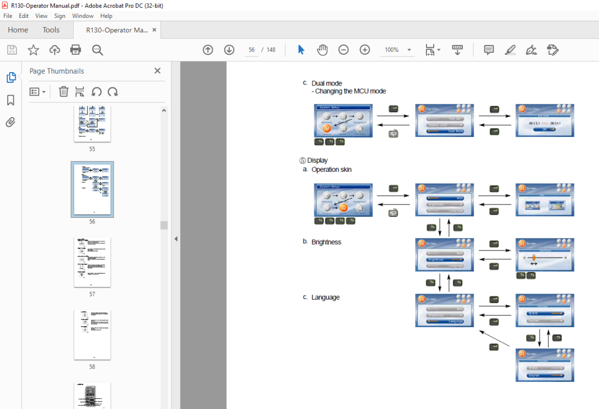 Hyundai R130 Smart Hydraulic Excavator Operator's Manual 2023 - Pdf 