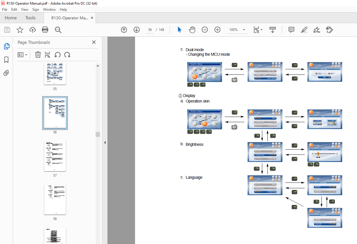 Hyundai R130 SMART Hydraulic Excavator Operator's Manual 2023 - PDF ...