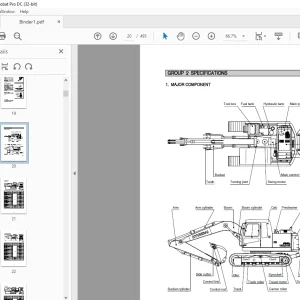 Hyundai R140LC-7A Crawler Excavator Service Manual 2023 - PDF DOWNLOAD