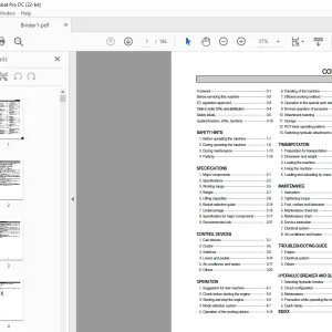 Hyundai R160LC-7 Hydraulic Excavator Operator's Manual - PDF DOWNLOAD
