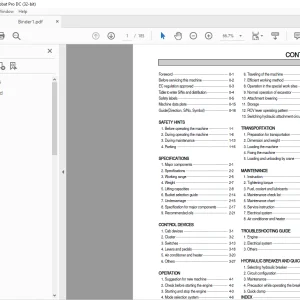 Hyundai R160LC-7A Crawler Excavator Operator's Manual PDF