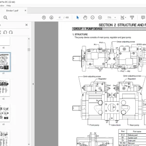 Hyundai R160LC-7A Crawler Excavator Service Manual 2023 - PDF DOWNLOAD
