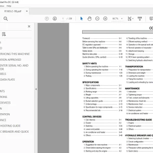 Hyundai R160LC-9S Compact Excavator Operator's Manual 2023 PDF