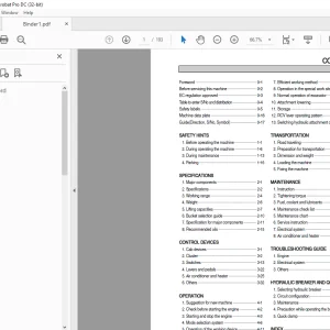 Hyundai R170W-7A Wheeled Excavator Operator's Manual 2023 PDF