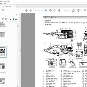 Hyundai R170W-9 Wheel Excavator Operator's Manual 2023 - PDF DOWNLOAD