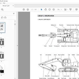 Hyundai R180LC-3 Crawler Type Excavator Service Manual 2023  - PDF DOWNLOAD