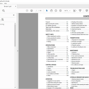 Hyundai R180LC-7 Hydraulic Excavator Operator's Manual - PDF DOWNLOAD