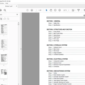 Hyundai R180LC-7A Crawler Excavator Service Manual 2023 - PDF DOWNLOAD