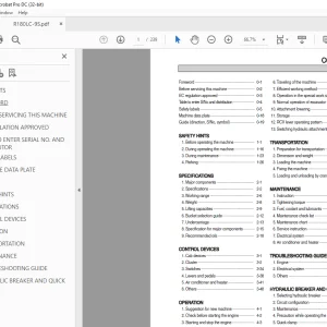 Hyundai R180LC-9S Crawler Excavator Operator's Manual 2023 PDF