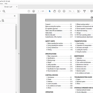 Hyundai R200W-7A Wheeled Excavator Operator's Manual 2023 PDF