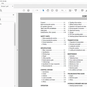Hyundai R210LC-7 Crawler Excavator Operator's Manual 2023 PDF