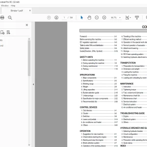 Hyundai R210LC-7 Crawler Excavator Operator's Manual 2023 PDF