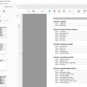 Hyundai R210LC-7H (#9001-) Crawler Excavator Service Manual 2023 PDF