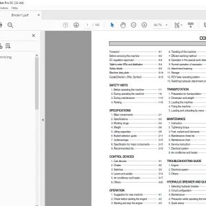 Hyundai R210LC-7H Crawler Excavator Operator's Manual 2023