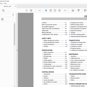 Hyundai R290LC-7A Crawler Excavator Operator's Manual 2023 PDF