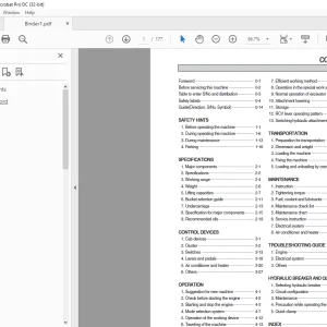 Hyundai R300LC-7 Crawler Excavator Operator's Manual 2023 PDF