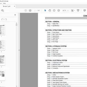 Hyundai R305LC-7 Crawler Excavator Service Manual 2023 - PDF DOWNLOAD