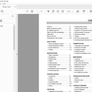 Hyundai R320LC-7A Crawler Excavator Operator's Manual 2023 PDF