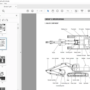 Hyundai R360LC-3 Crawler Type Excavator Service Manual 2023 PDF
