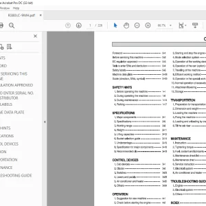 Hyundai R380LC-9MH Crawler Excavator Operator's Manual - PDF DOWNLOAD