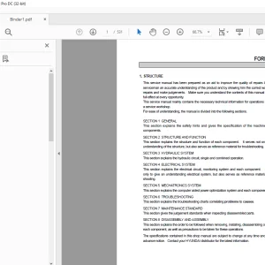 Hyundai R450LC-3 Crawler Type Excavator Service Manual 2023 PDF