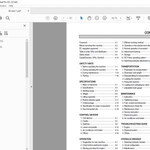 Hyundai R500LC-7 Hydraulic Excavator Operator's Manual -  PDF DOWNLOAD