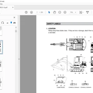 Hyundai R55-9 Mini Excavator Operator's Manual 2023 - PDF DOWNLOAD