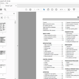 Hyundai R55W-7 Wheel Excavator Operator's Manual 2023 PDF