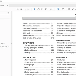 Hyundai R60-9S Mini Excavator Operator's Manual 2023 - PDF DOWNLOAD