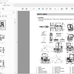 Hyundai R60CR-9 Compact Excavator Operator's Manual 2023 - PDF DOWNLOAD