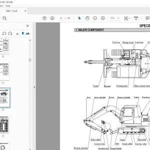 Hyundai R80-7 Midi Excavator Operator's Manual 2023 - PDF DOWNLOAD