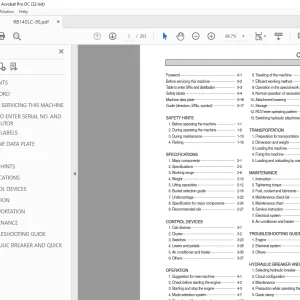 Hyundai RB140LC-9S Crawler Excavator Operator's Manual 2023 PDF