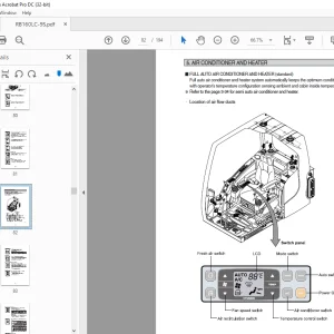 Hyundai RB160LC-9S Crawler Excavator Operator's Manual 2023 PDF