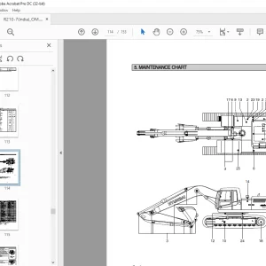 Hyundai RD210-7 Crawler Excavator Operator's Manual 2023 - PDF DOWNLOAD
