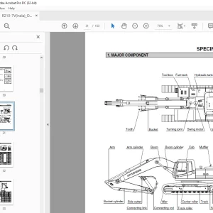 Hyundai RD210-7V Excavator Operator's Manual 2023 - PDF DOWNLOAD