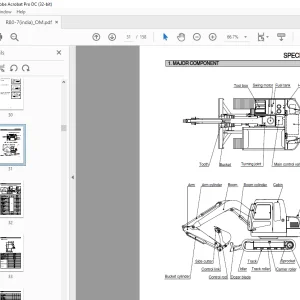 Hyundai RD80-7 Excavator Operator's Manual 2023 - PDF DOWNLOAD