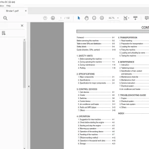 Hyundai SL733S Wheel Loader Operator's Manual (2023) PDF