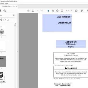 John Deere 200 Skidder Operator's Manual - PDF DOWNLOAD