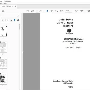 John Deere 2010 Crawler Tractors Operators Manual - PDF DOWNLOAD