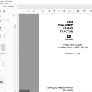 John Deere 2010 ROW-CROP LP-GAS TRACTOR Operators Manual - PDF DOWNLOAD