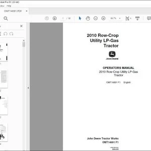 John Deere 2010 Row-Crop Utility LP-Gas Tractor Operators Manual PDF
