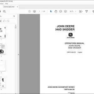 John Deere 340D SKIDDER Operator's Manual - PDF DOWNLOAD