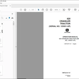 John Deere 420 CRAWLER TRACTOR Operators Manual - PDF DOWNLOAD