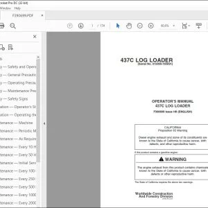 John Deere 437C LOG LOADER Operator's Manual - PDF DOWNLOAD