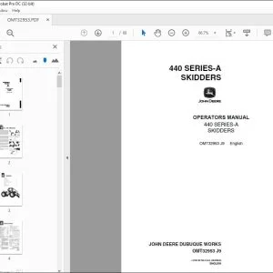 John Deere 440 SERIES-A SKIDDERS Operators Manual - PDF DOWNLOAD
