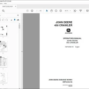 John Deere 450 CRAWLER Operators Manual - PDF DOWNLOAD