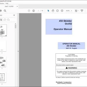 John Deere 450 Skidder Operator's Manual - PDF DOWNLOAD