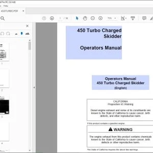 John Deere 450 Turbo Charged Skidder Operators Manual - PDF DOWNLOAD