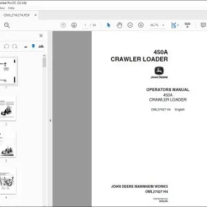 John Deere 450A CRAWLER LOADER Operators Manual - PDF DOWNLOAD